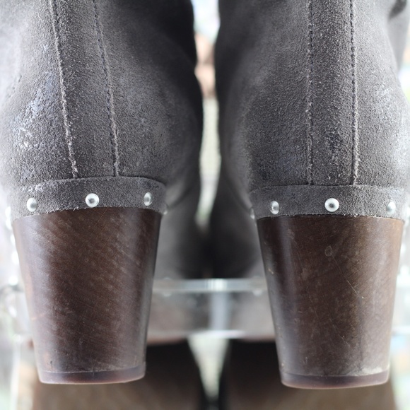 UGG Suede Sheepskin Booties - Picture 15 of 16